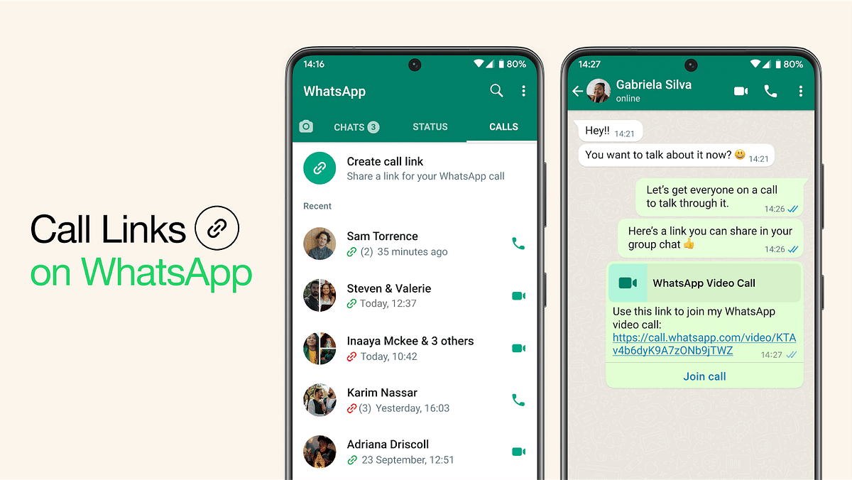 Call Links feature coming to WhatsApp this week. Picture Credit: WhatsApp