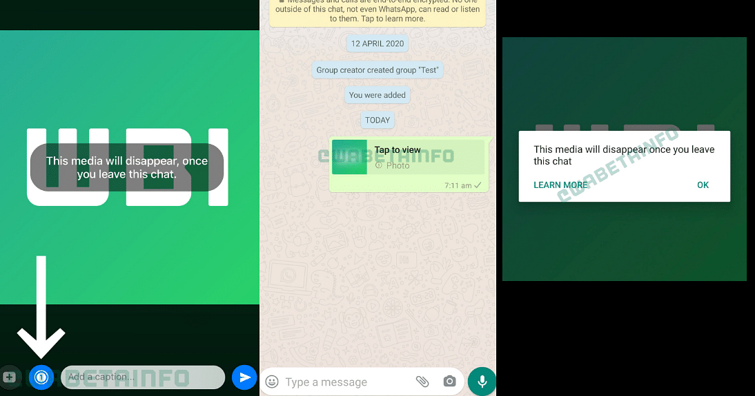 Instant autodelete feature on WhatsApp Android beta. Credit: WABetaInfo