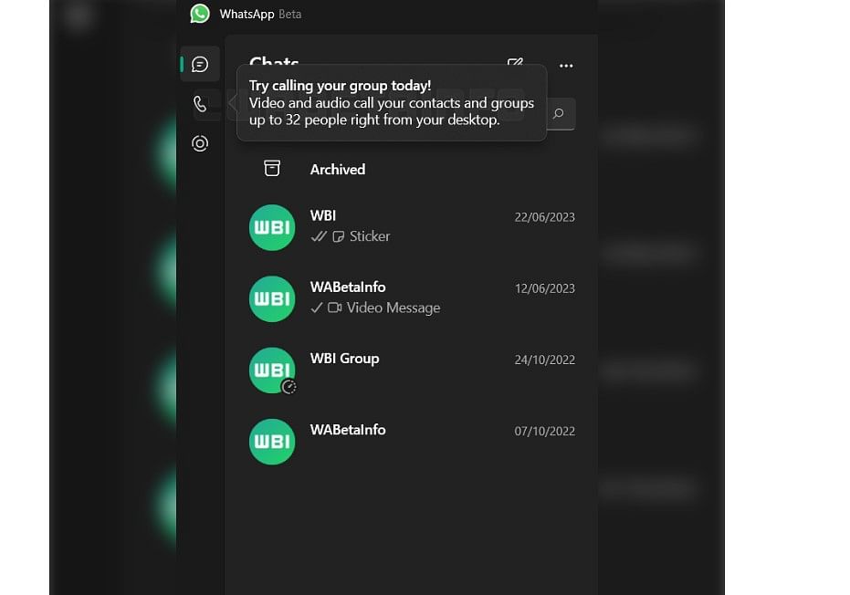 WhatsApp to increase video call limit to 32 members for Windows app. Credit: WABetaInfo