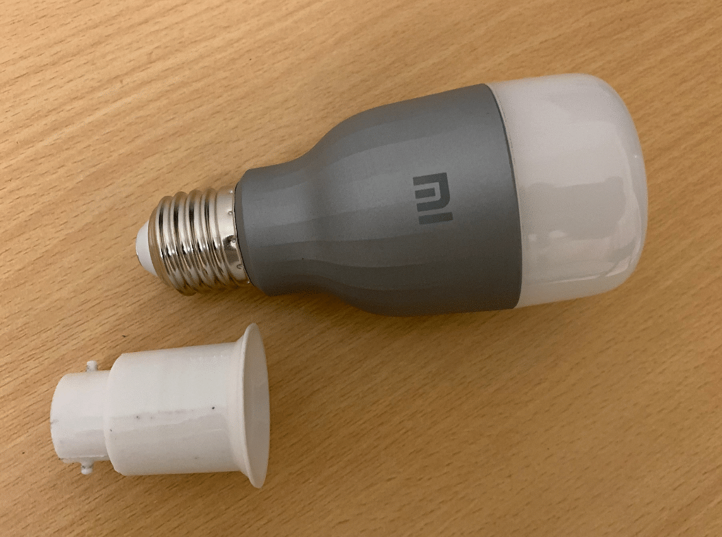 Xiaomi Mi LED smart bulb buyers are required to purchase an extra holder; Picture credit: DH Photo/KVN Rohit