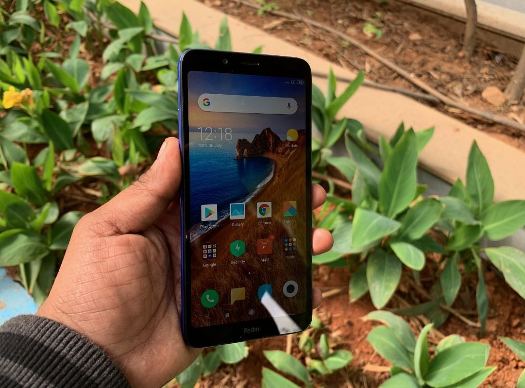 Xiaomi Redmi 7A comes with Android Pie-based MIUI 10 OS; Picture credit: DH Photo/Rohit KVN
