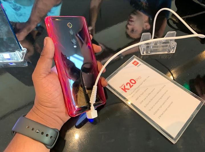 Xiaomi Redmi K20 Pro Flame Red variant; Picture credit: DH Photo/Rohit KVN