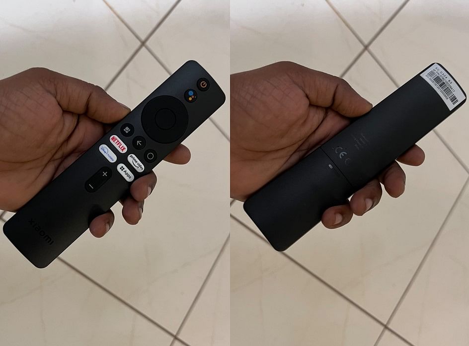 Xiaomi TV 5A series's remote controller. Credit: DH Photo/KVN Rohit