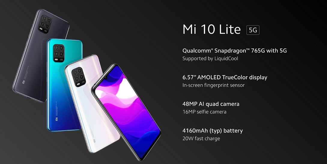 The new Mi 10 Lite series (Picture Credit: Xiaomi)