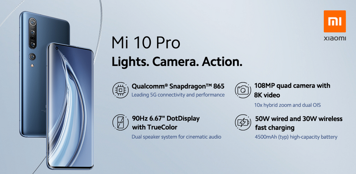 The new Mi 10 Pro series launched (Picture credit: Xiaomi)