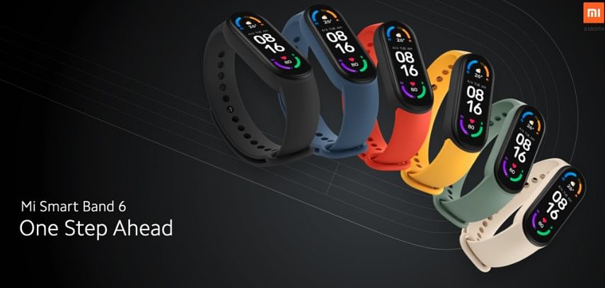 The new Mi Band 6 series fitness tracker. Credit: Xiaomi