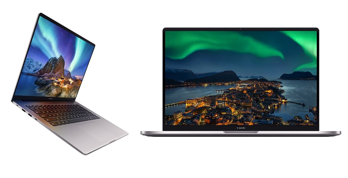 Xiaomi Mi NoteBook Pro (left) and Ultra (right). Credit: Xiaomi