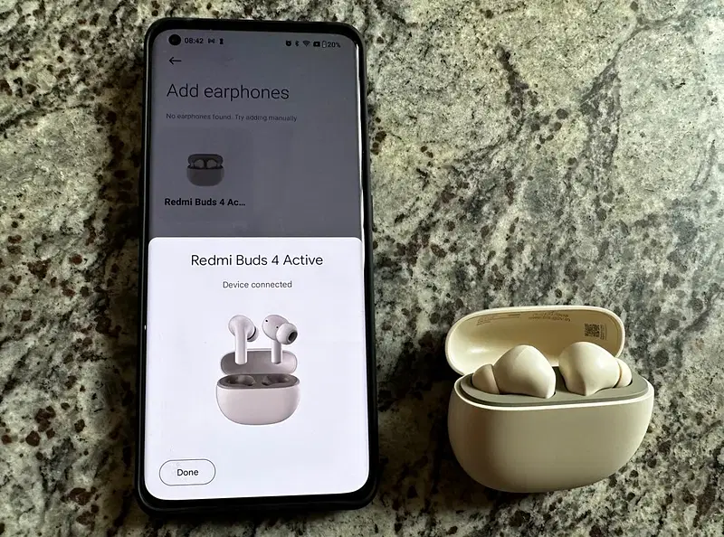 Redmi Buds 4 Active TWS Bluetooth Earbuds Black