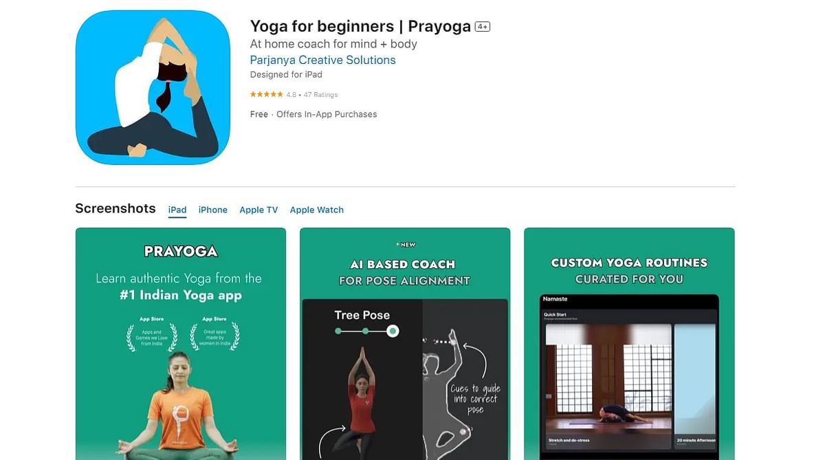 Yoga for beginners | Prayoga on Apple App Store