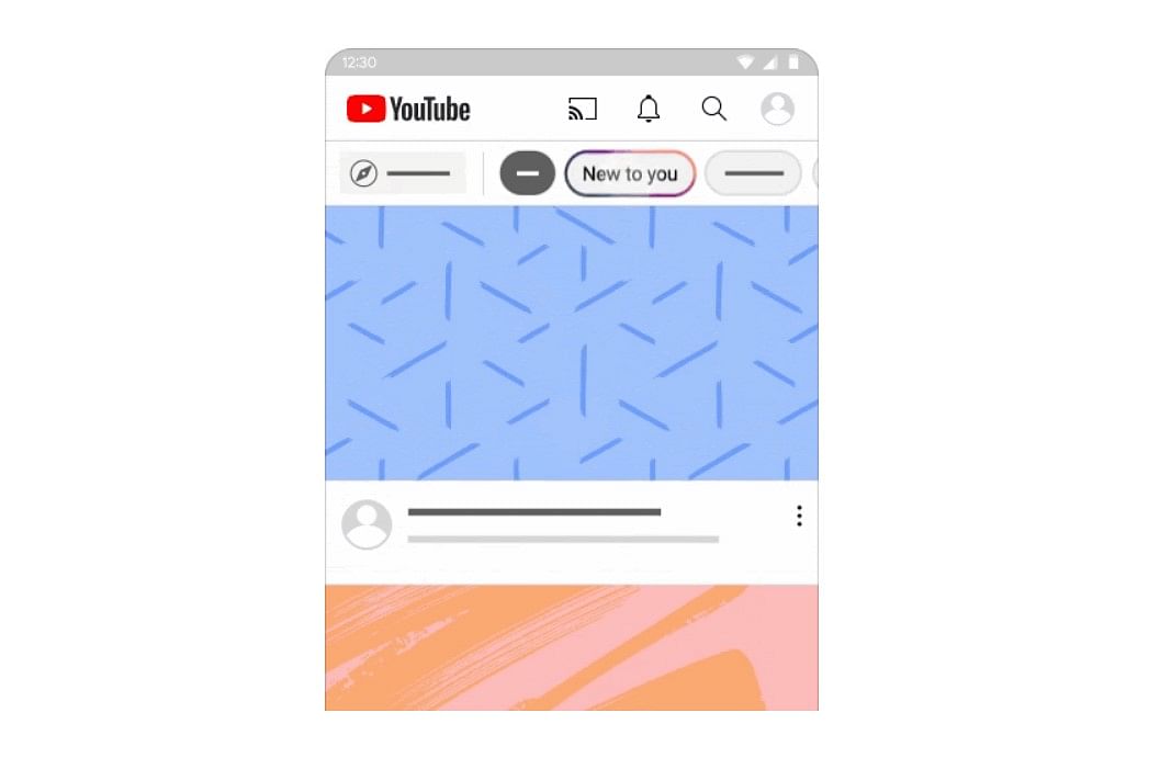YouTube app on a mobile phone. Credit: YouTube