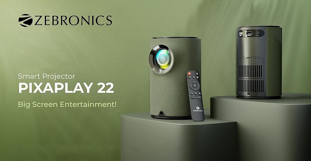Zebronics PixaPlay 22 Smart Projector. Credit: Zebronics