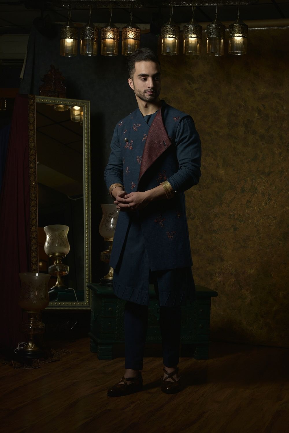 An outfit from Jatin Malik Couture.