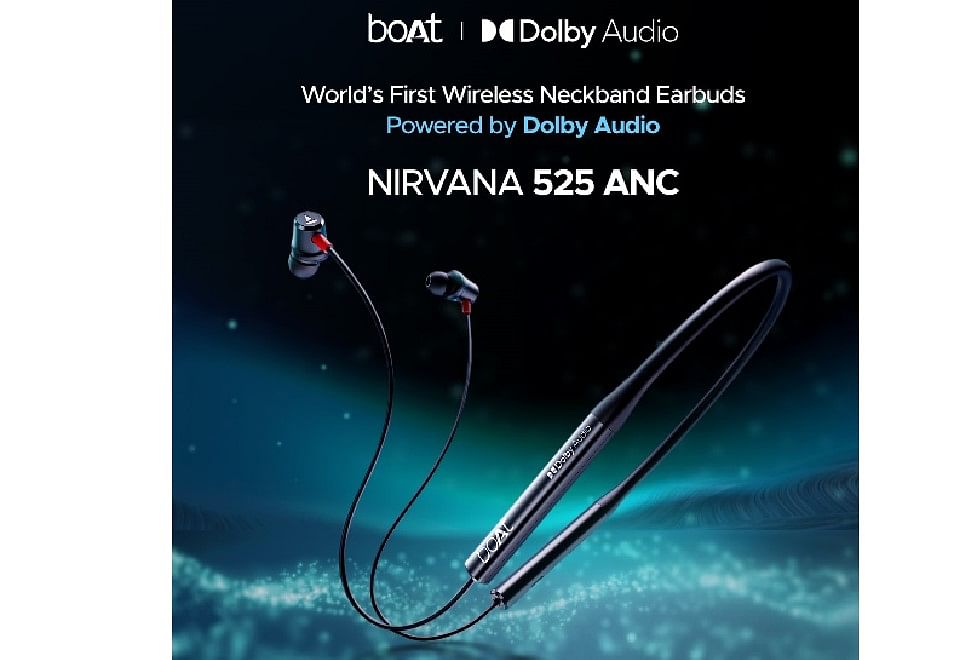 boAt Nirvana 525ANC neckband headphones. Credit: boAT