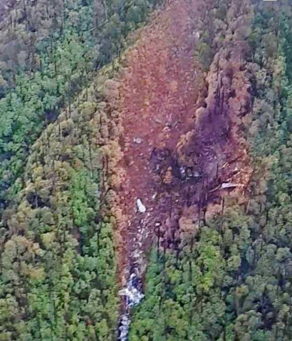 AN-32 Crash site: photo credit Arunachal Pradesh administration