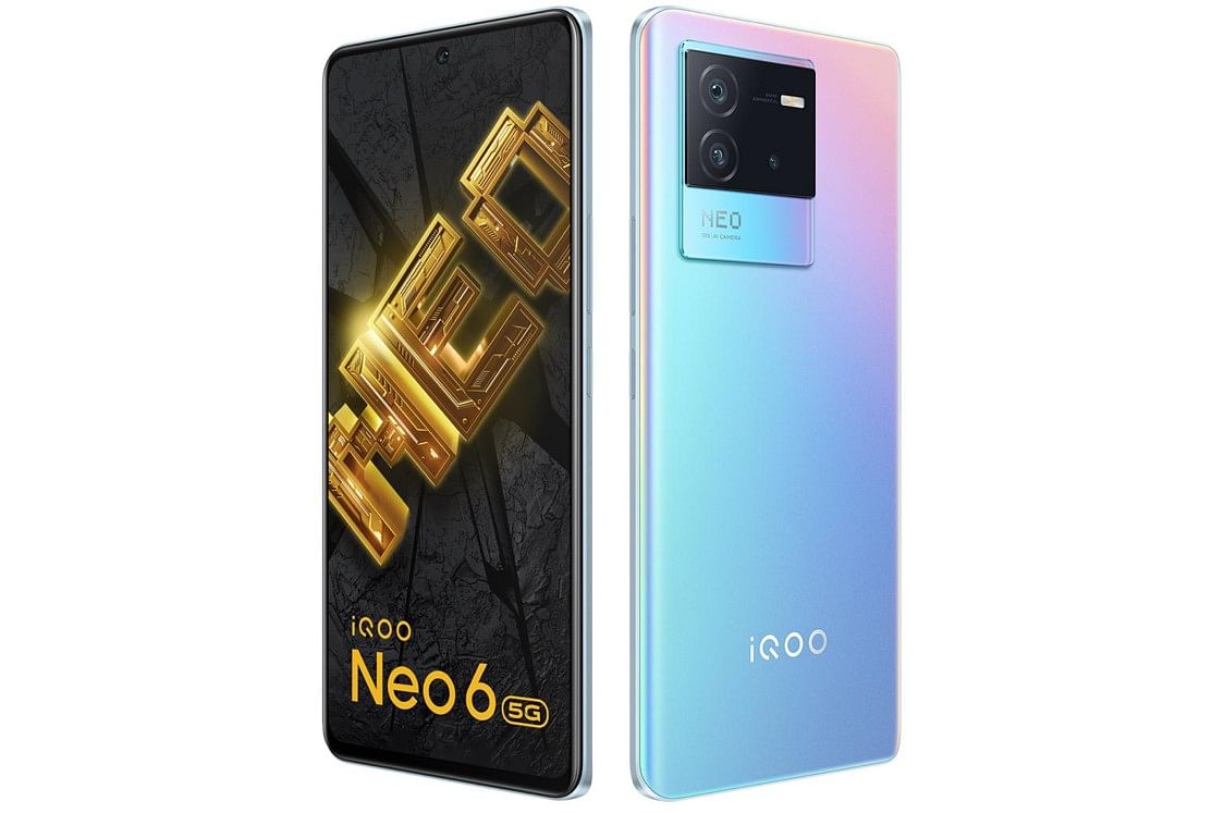 The new iQOO Neo 6 series in cyber rage colour. Credit: iQOO India