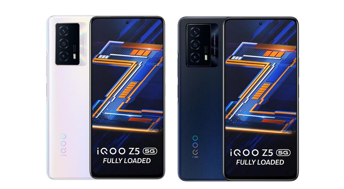 The new iQOO Z5 series launched in India. Credit: iQOO