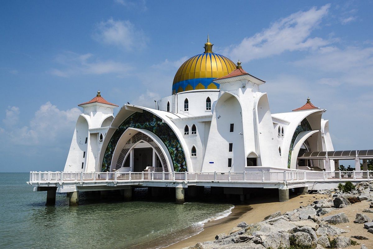 Malacca Straits Mosque, Malaysia