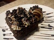 Mocha Fudge Brownie is awell-balanced dessert.