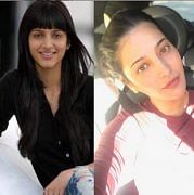 Shruti Haasan in 2009(left)and in 2019(right)