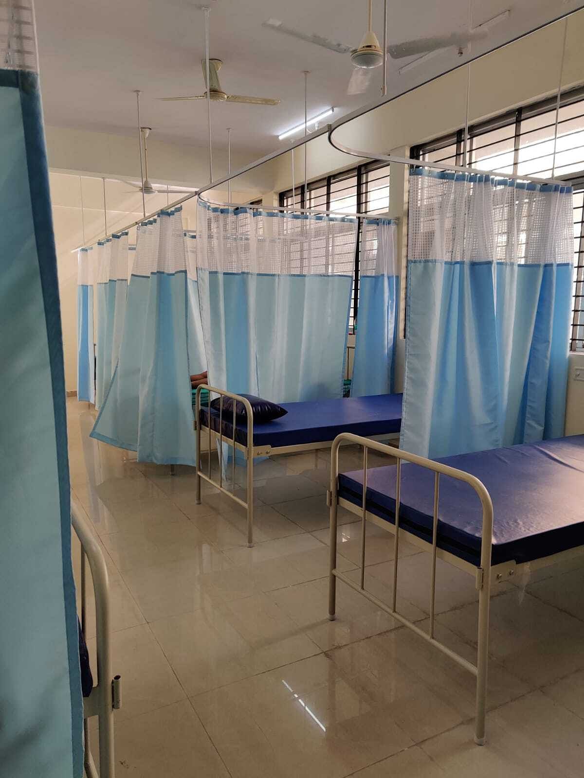 Male ward at the Isolation Hospital, Indiranagar.