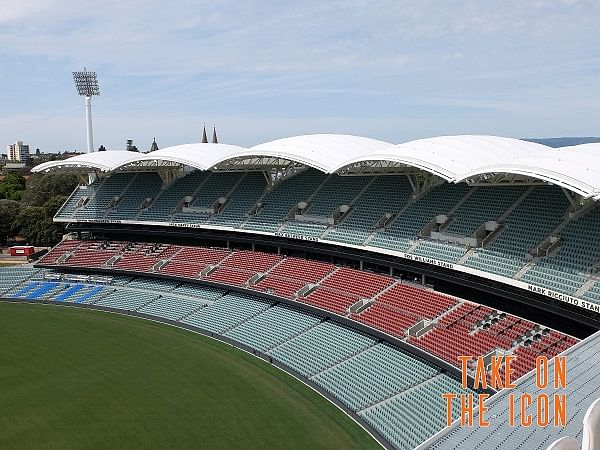 Roof climb at Oval
