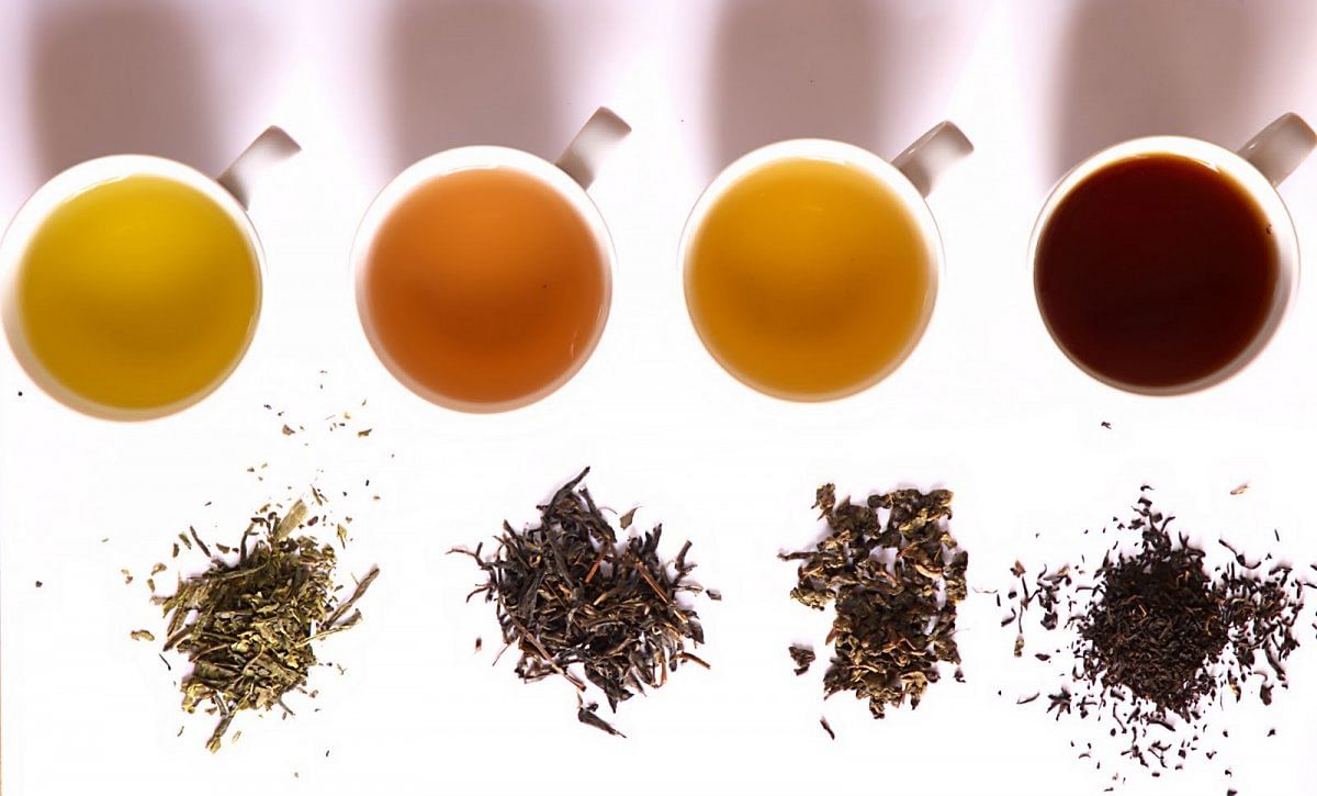Different kinds of tea
