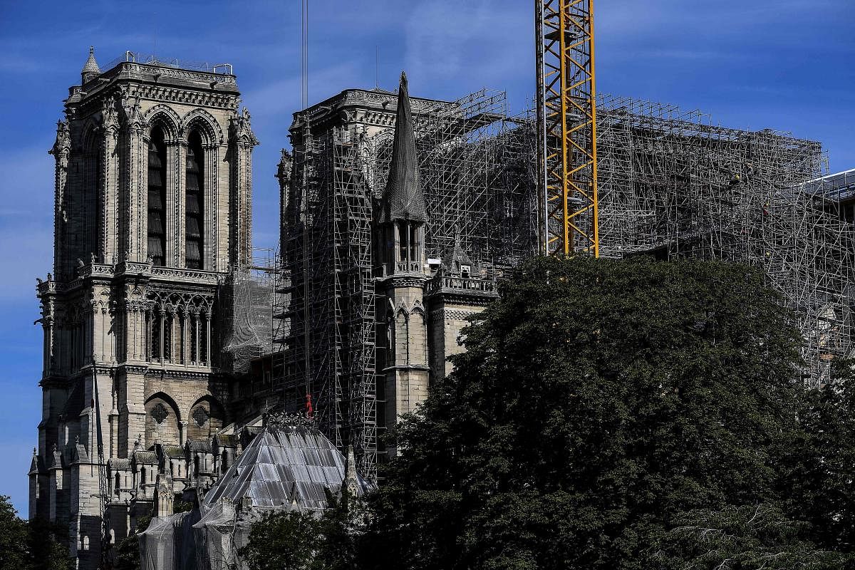 Workers to begin untangling charred metal web on Notre-Dame