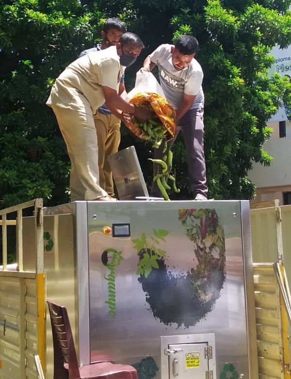 KLE Society plans to install compost making machines in their premises