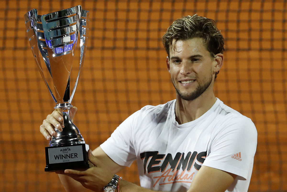 Dominic Thiem to donate prize money from Novak Djokovic's Belgrade event: report
