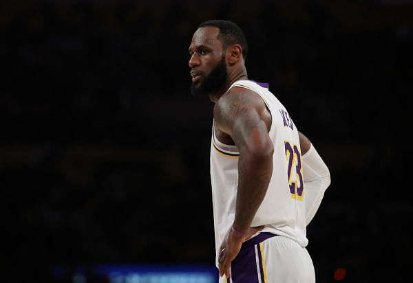 NBA player LeBron James forgoes wearing social justice message on jersey