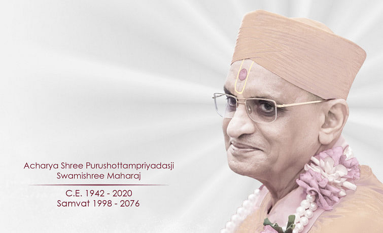 PM Narendra Modi condoles death of spiritual leader Purushottampriyadasji Swamishree Maharaj
