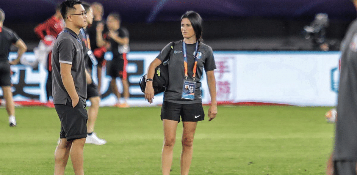 'First woman physio' breaks down barriers in China football