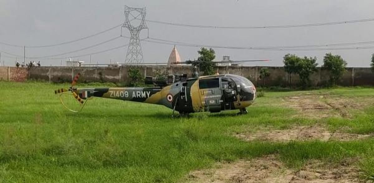 Army helicopter makes emergency landings in Mathura
