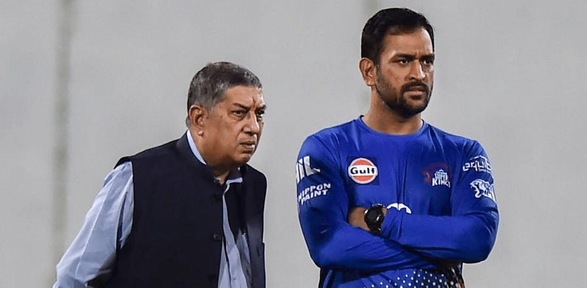 Ex-BCCI president N Srinivasan claims to have saved Dhoni's captaincy in 2011