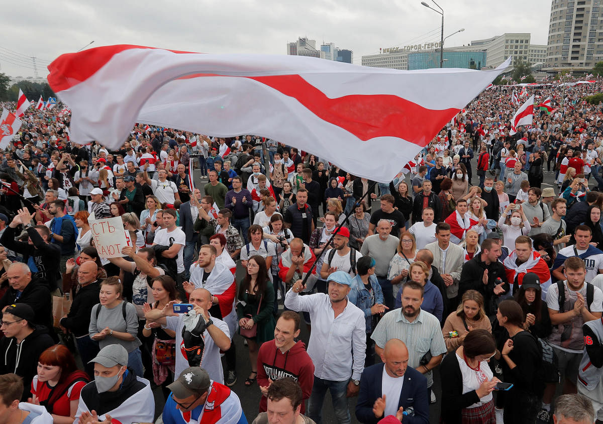 Mass Belarus protests to demand Lukashenko's resignation