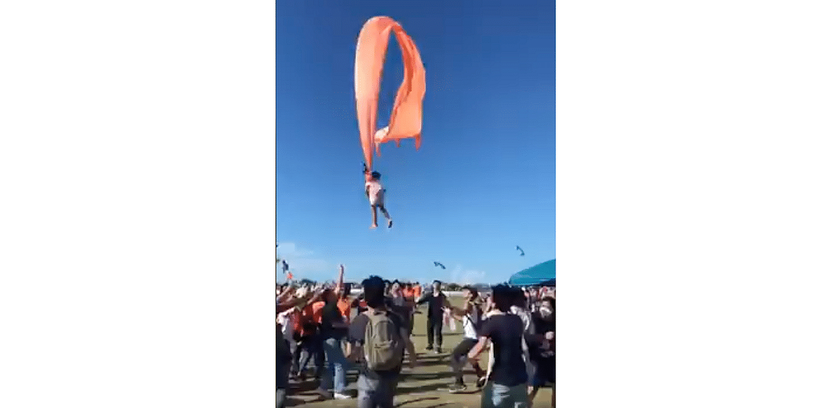 Taiwan: 3-year-old girl dragged by a kite into the sky