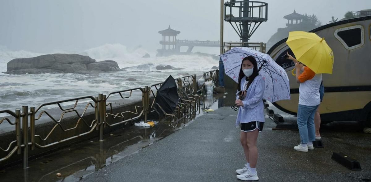 Typhoon Haishen hits South Korea after sparking landslides in Japan