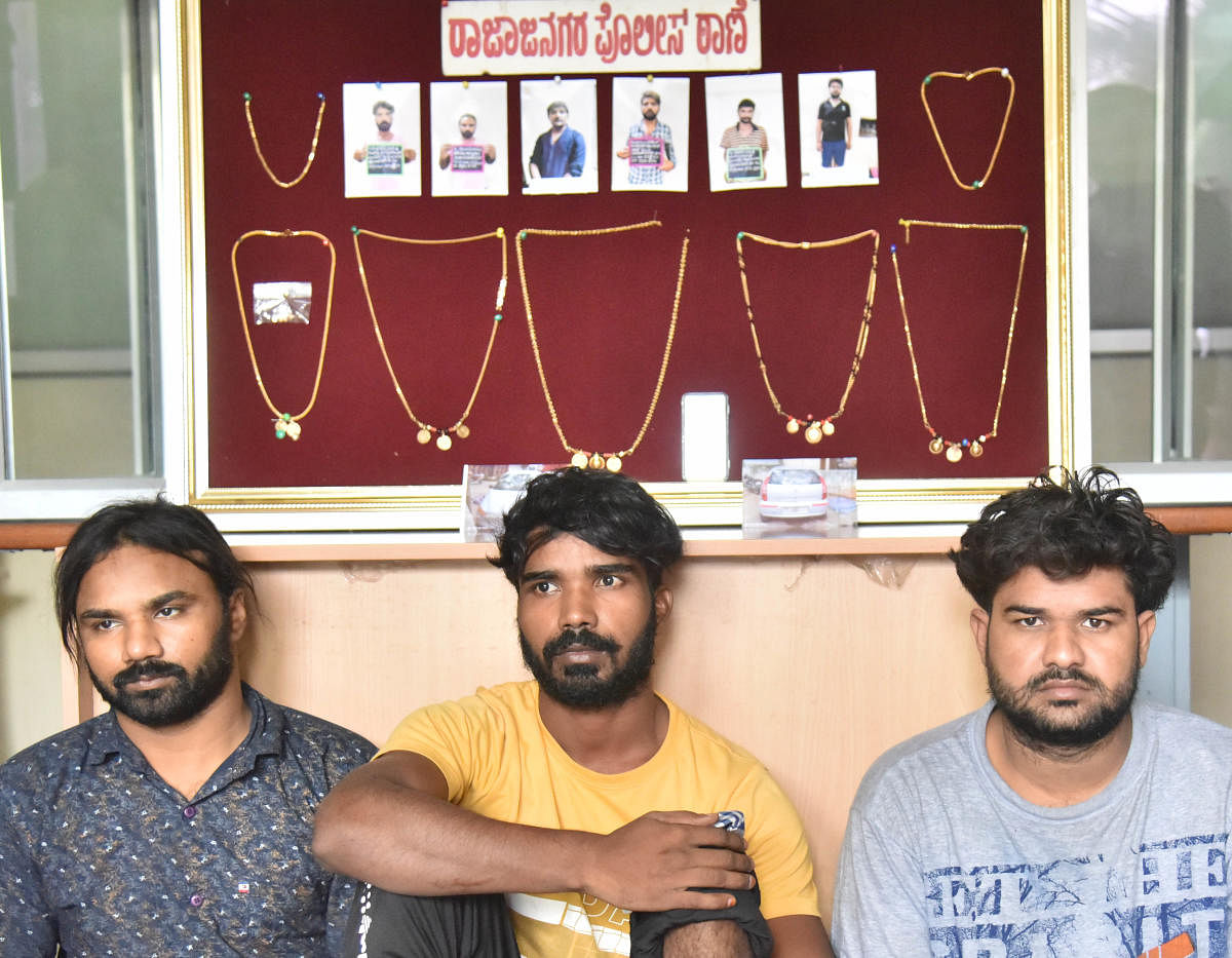 Six-member interstate chain-snatching gang arrested