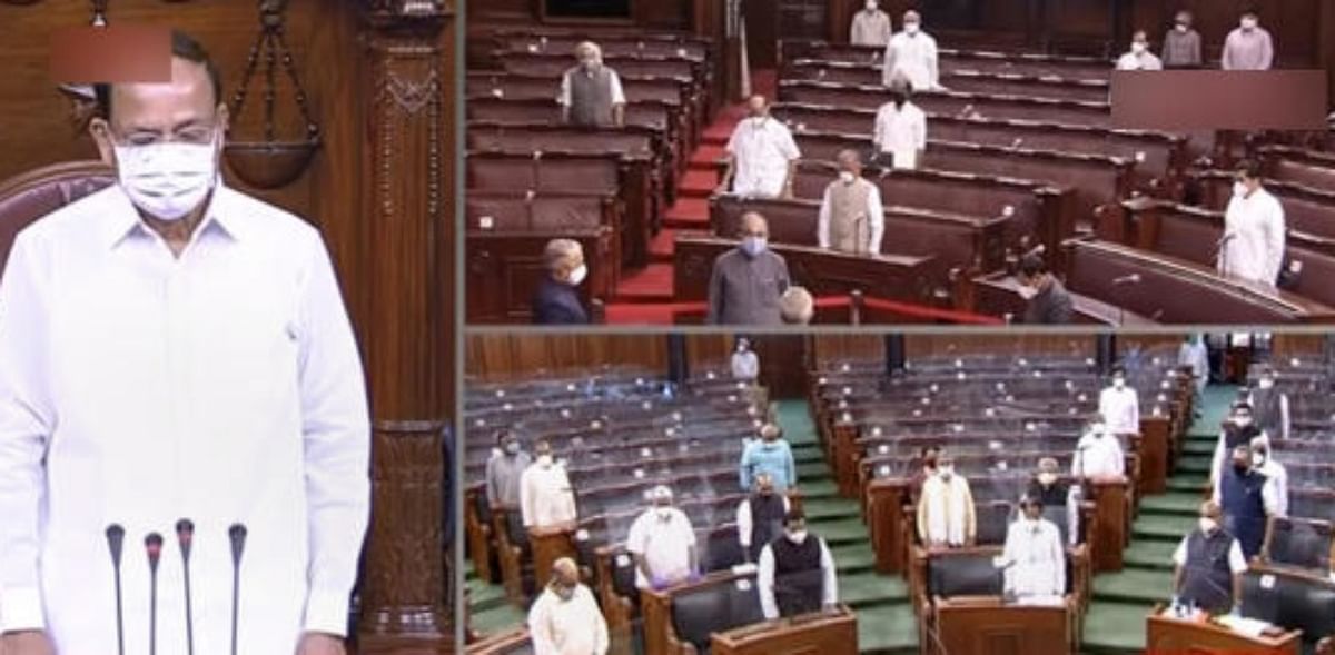 Rajya Sabha adjourned for 30 minutes 