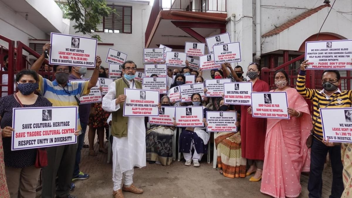 Commercial rent for cultural centre? Bengali Association protests over BBMP action