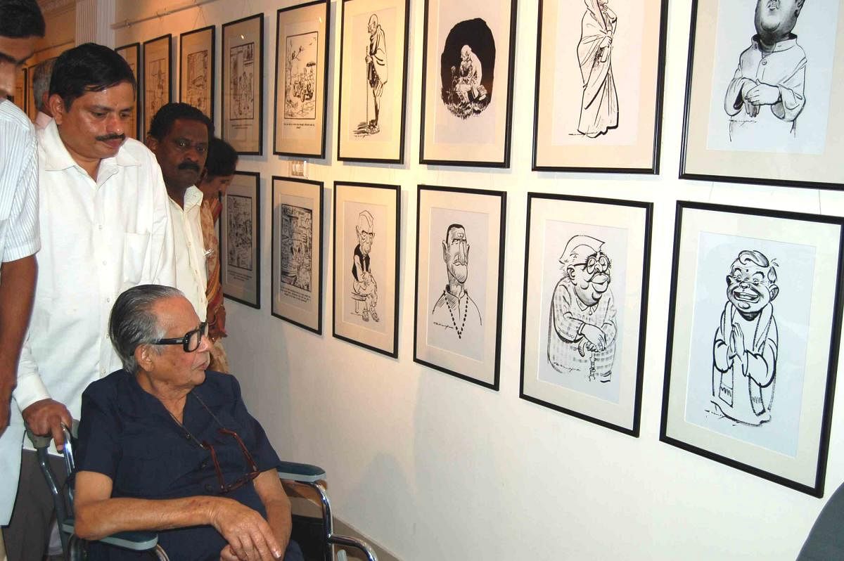 Cartoonist R K Laxman back again in a witty online show