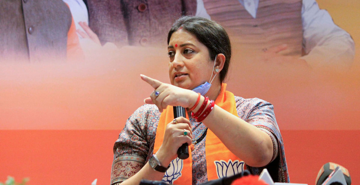 Smriti Irani hits out at Gandhis for 'not paying attention' to development of Amethi-Raebareli