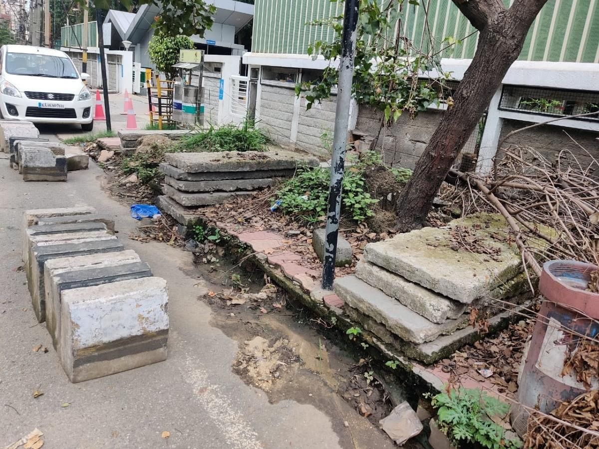Open drains, debris make Koramangala road a death trap