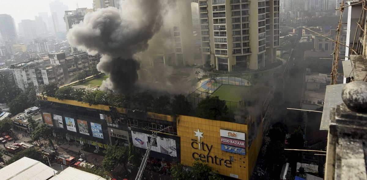 Mumbai mall blaze: Firefighting continues after 36 hours