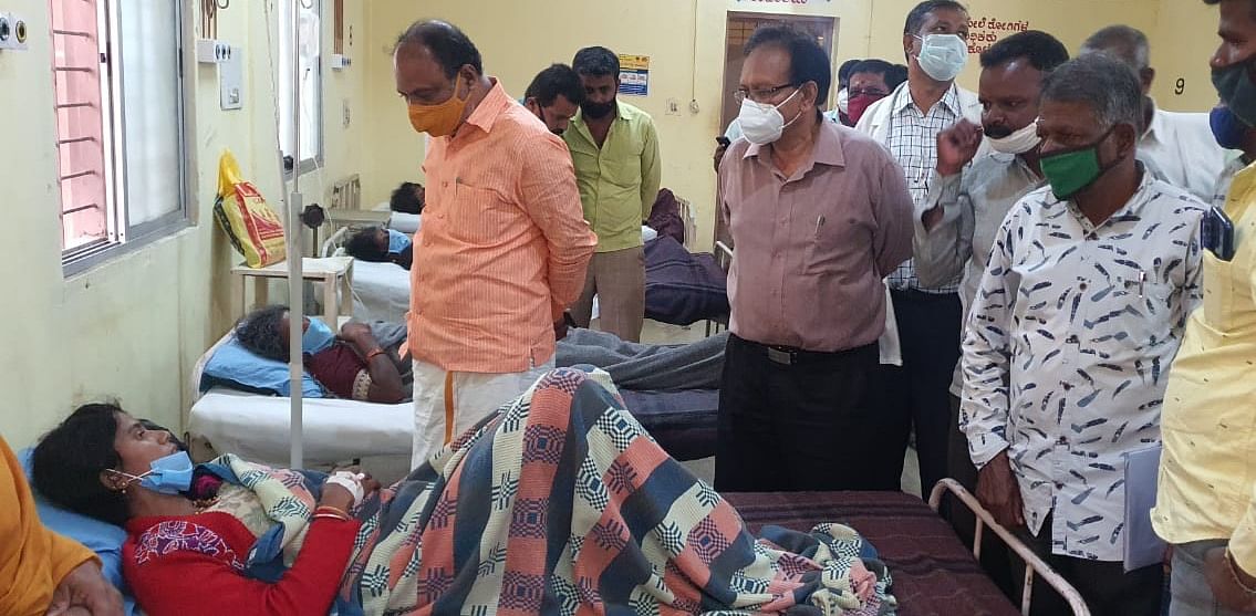70 ill after consuming temple prasada in Halagur; 10 shifted to taluk hospital