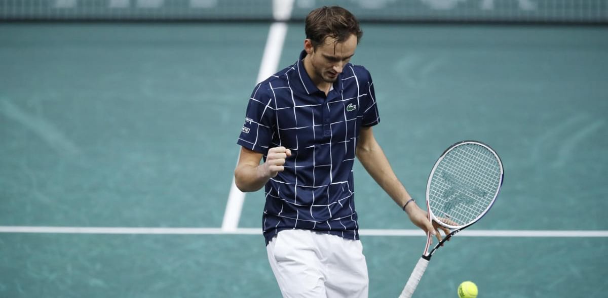 Daniil Medvedev beats Milos Raonic to reach Paris Masters final