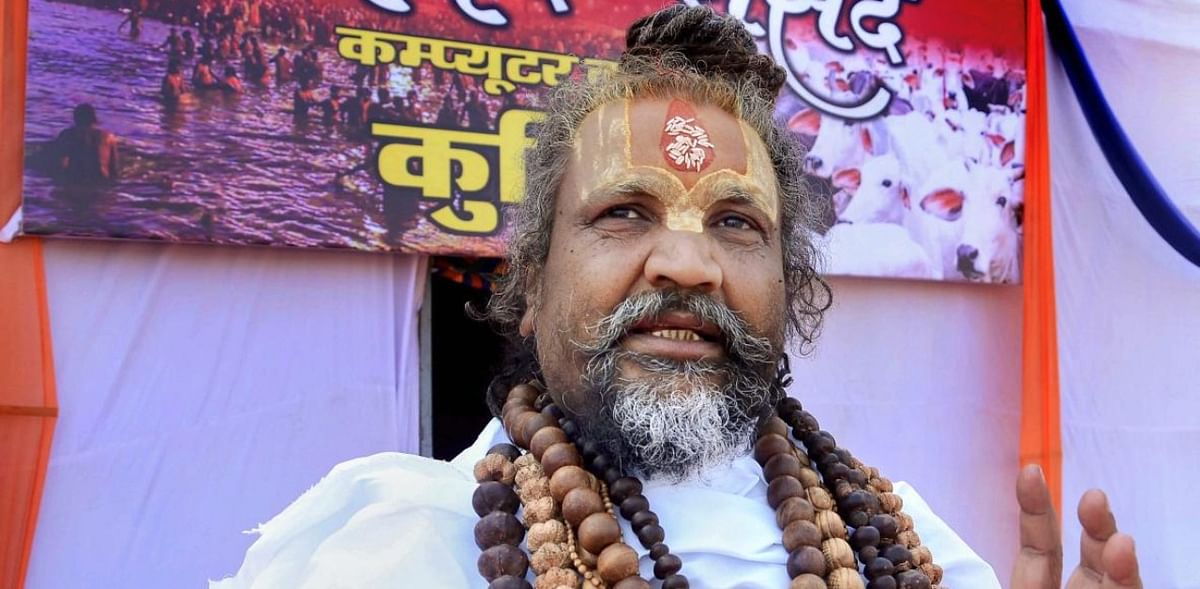 Computer Baba held during demolition drive at his Madhya Pradesh ashram