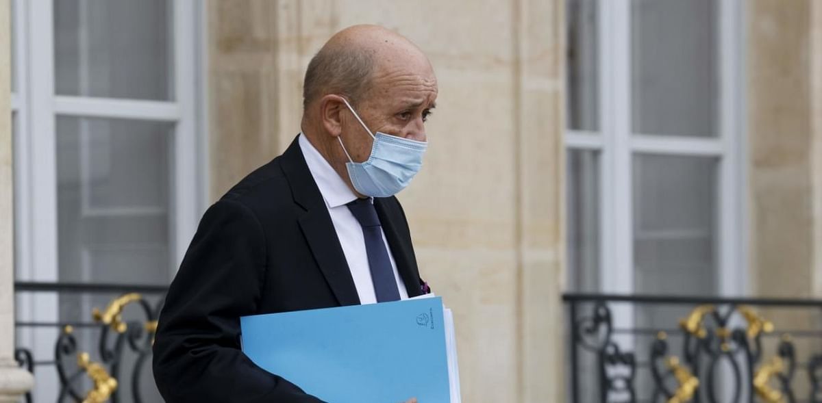 France FM Jean-Yves Le Drian in Egypt to calm tensions after cartoon controversy