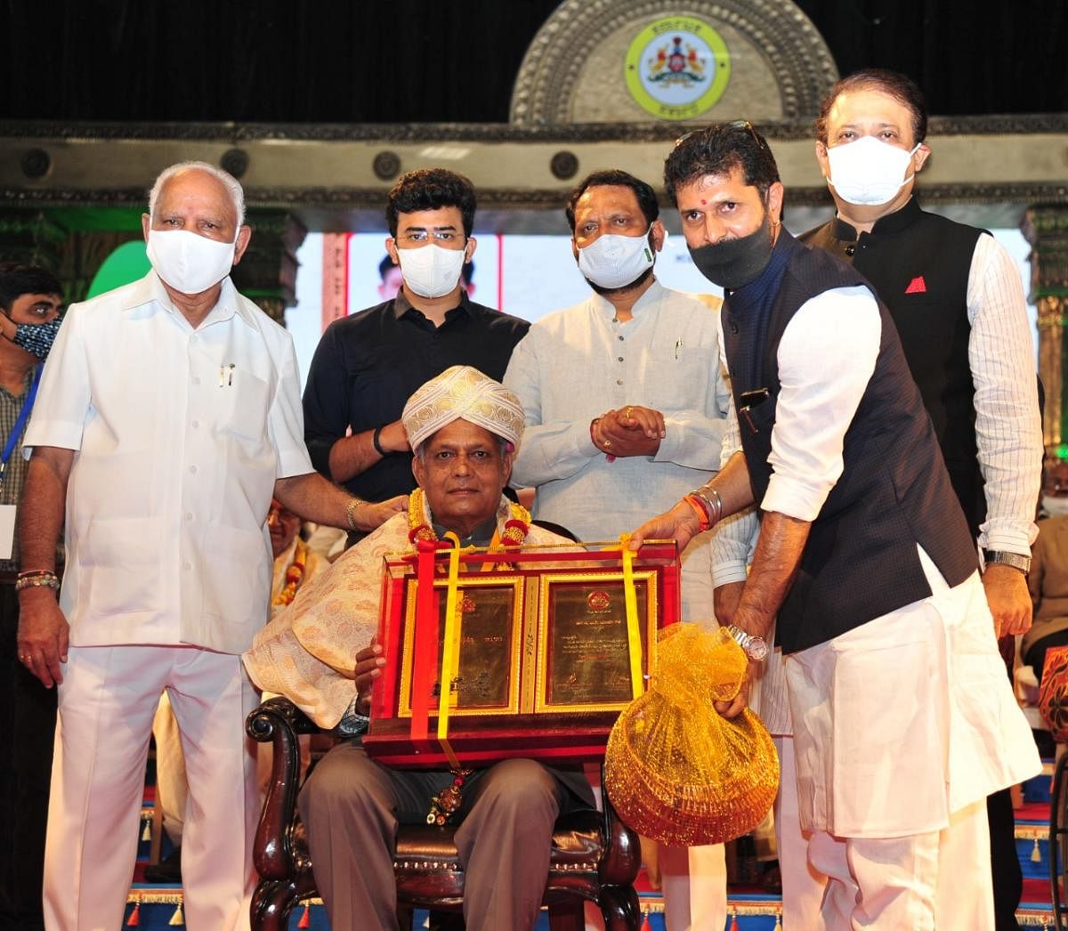 Rajyotsava award to dairy expert Dr Manche Gowda