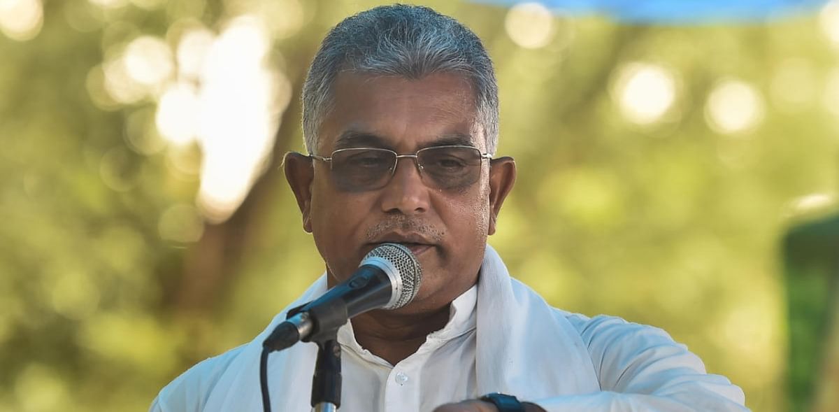 Bengal BJP chief Dilip Ghosh greeted with black flags at Alipurduar, stones hurled at his convoy
